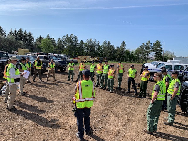 Colorado 4x4 Rescue and Recovery members traveled to Fort Collins to instruct District One personnel on techniques to safely extract a vehicle.